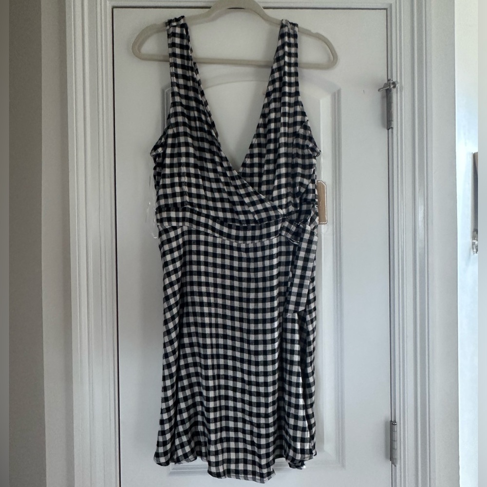 Copper Key Gingham Dress